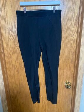 Pull on dressy pants with side panel